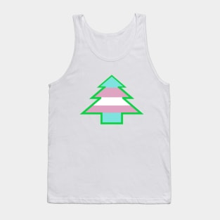 Transgender Pride: Christmas Tree Tank Top